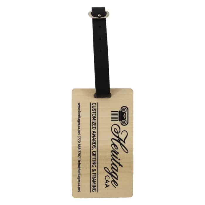 Wooden Bag Tag